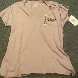 women’s hurley marv vneck - size medium